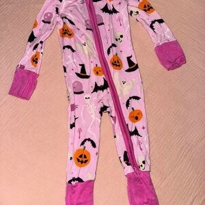Little Sleepies Pink Halloween Pajama Set